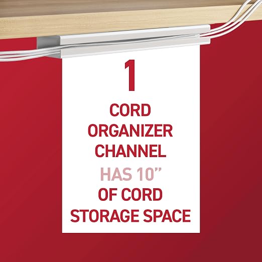 Command Cord Organizer Channel, 1 Channel, 8 Large Strips - Image 3