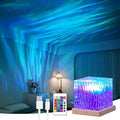 Northern Lights Projector, 16 Colors Rechargeable Aurora Light Projector & Mood Lighting Galaxy Lamp, Remote Night Light for Bedroom, Gift for Teenage Girls Room Decor (Battery) by Growalleter