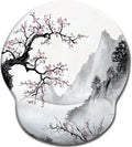 LIMKRIAN Japanese Ergonomic Mouse Pad with Gel Wrist Rest, 9.8 x 8.6 in by LIMKRIAN