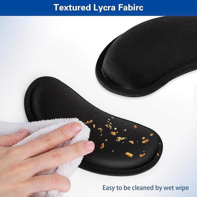 Mouse Wrist Rest, Canjoy 2 Pack Wrist Rest for Mouse Memory Foam Wrist Pad - Image 3