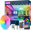 Led Strip Lights,20ft Led Light Strips Music Sync Color Changing RGB Led Strip Built-in Mic,Bluetooth App Control LED Rope Lights with Remote,5050 RGB Led Lights for Bedroom,Home,TV,Party,Christmas by AILBTON