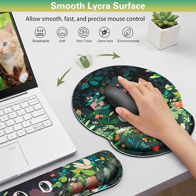 Ergonomic Keyboard Wrist Rest, Mouse Pad with Wrist Rest Anime - Image 5