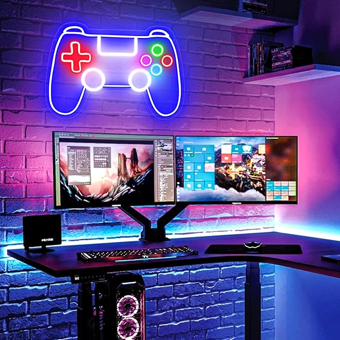 Gaming Neon Sign, led Neon Signs Dimmable by USB powered - Image 5