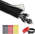 CableGeeker Cable Management Sleeve, 5ft (60 inch) - 1.5 inch, 2-Pack by CableGeeker