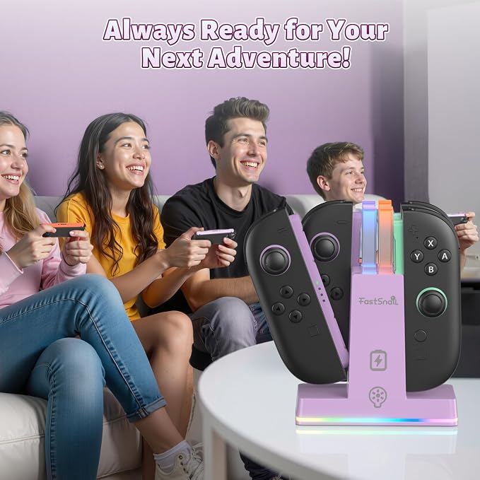 FASTSNAIL Switch 2 Controller Charger Dock for Nintendo Switch 2 for JoyCon - Image 8