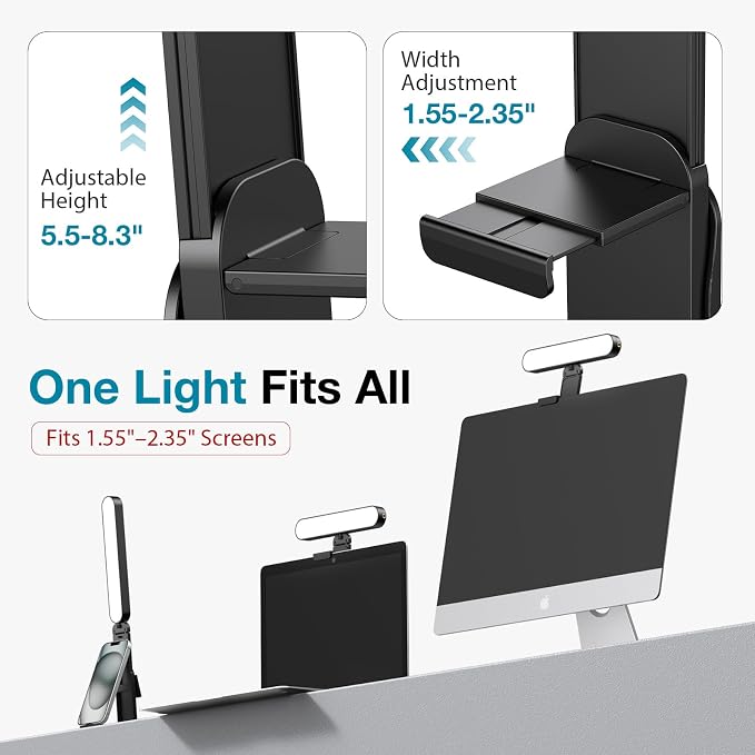 InnoGear Ring Light for Computer On-Camera Monitor Video Conference Light - Image 5