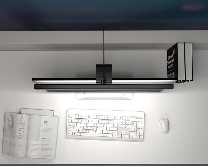 BY-J Monitor Light Bar, Fit for Flat Monitor, Eye-Care USB Reading LED Task Lamp with Touch Control, No Screen Glare Dimmable Desk Lamp Computer Monitor Light Bar for Screen Home Office - Image 7