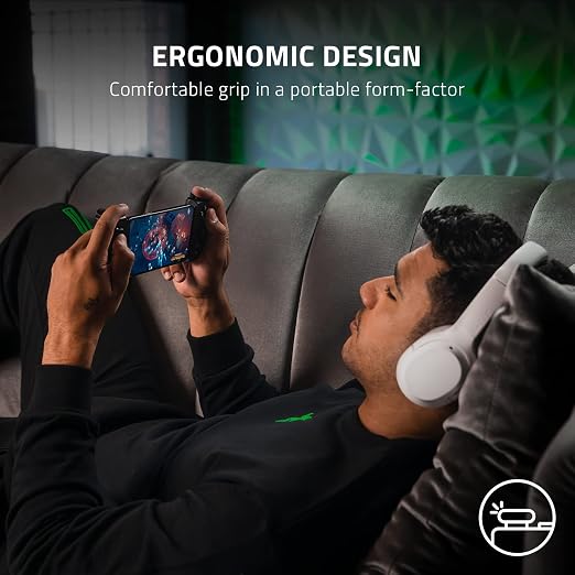Razer Kishi V2 Mobile Gaming Controller for iPhone (Lightning): Console Quality Controls - Universal Fit w/ Extendable Bridge - Stream PC, Xbox, PlayStation Games - Customizable Triggers - Ergonomic - Image 6