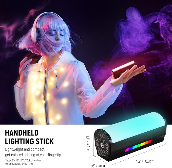 NEEWER TL97C Magnetic Handheld Light Wand with App Control - Image 3