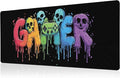 Gaming Mouse Pad Mat XL Extended Large Gaming Desk Pad Mousepad, Vibrant Game Computer Laptop Keyboard and Mouse Mat, Office Desk Decor Mousepad Deskmat with Stitched Edges Mat by Unknown