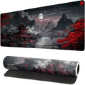 Extended Gaming Mouse Pad, Large Gaming Mouse Waterproof with Stitched Edges, Non-Slip Desktop Pad for Home and Office, Level Up Your 31.5x11.8 Inch… (Japanese Style) by Brecoy