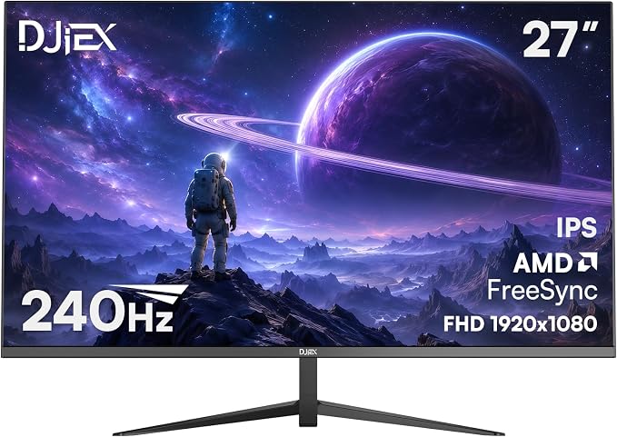 27 Inch Gaming Computer Monitor, 240Hz, FHD(1920 ×1080) | 99% sRGB, MPRT 1ms, IPS, 300cd/m², AMD FreeSync, Crosshair & Eye-Care Tech, HDMI 2.0, DP 1.4, Supports Wall-Mounted by HomePage