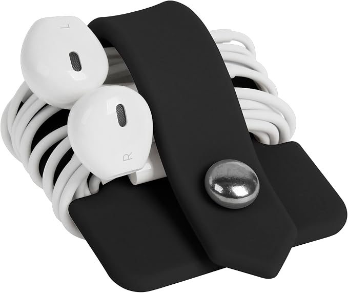 Cord Organizer Earbuds Holder Earphone Wrap Earphones Organizer Headset Headphone Earphone Wrap Winder Cord Manager Cable Winder Set of 3 - Image 4