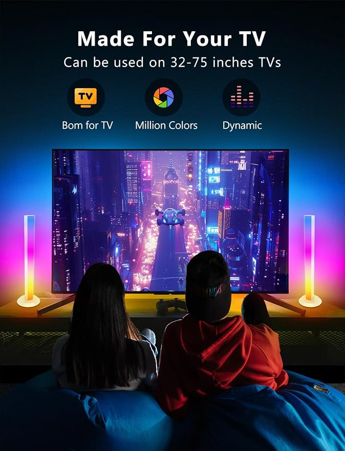 DAYBETTER Smart LED Light Bar,RGBICWW TV Lights for Living Room,Gaming Desk - Image 3