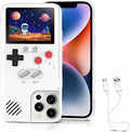 Game Phone Case, 168 Built-in Small Video Games, White, Compatible with iPhone 15 Plus by Chu9