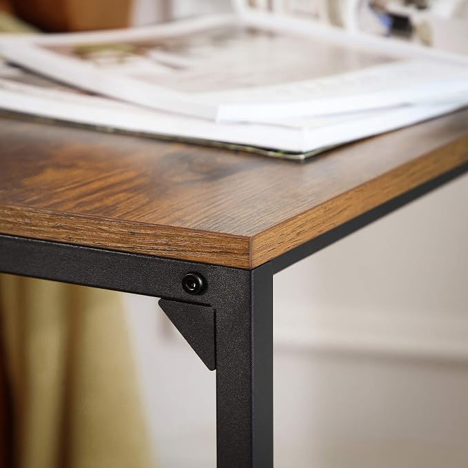 VASAGLE C Shape End Table for Couch or Sofa, Industrial Small Side Table - Image 7