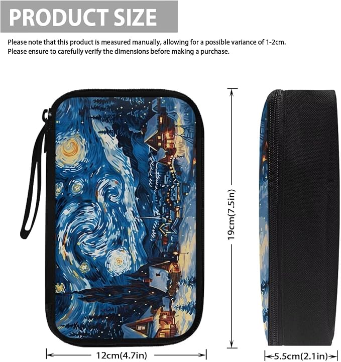 Cottage Travel Cord Organizer Case Tech Pouch Electronic Accessories Carry Case Storage Bag Travel Bag Cable Organizer for Charger Earphone Phone Cord Cable - Image 5