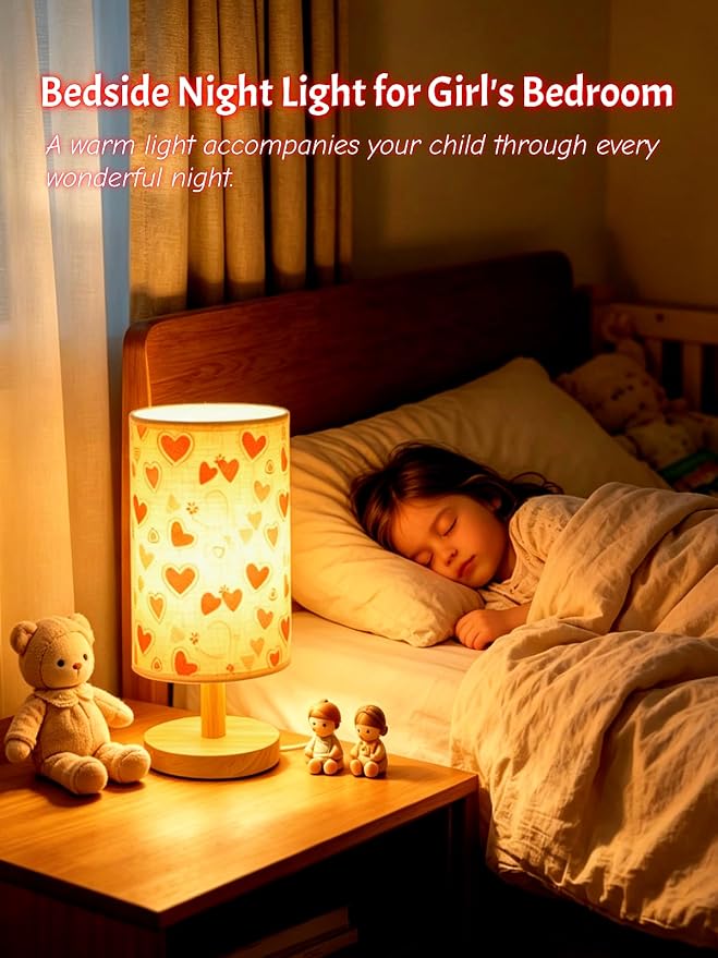 Heart‑Shaped LED Table Lamp for Bedroom Decor Romantic Gift for Girls Women - Image 5