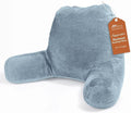 Sasttie Reading Pillow for Bed, Back Pillow for Sitting Up, Greyish Blue by SASTTIE