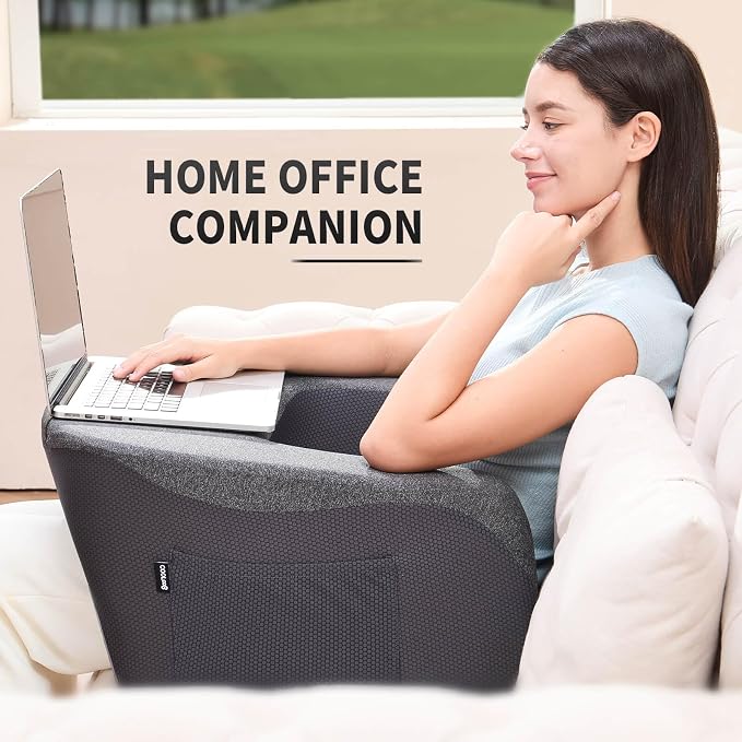 cooloo8 Reading Pillow with Armrests – Extra Large Lap Desk Pillow - Image 7