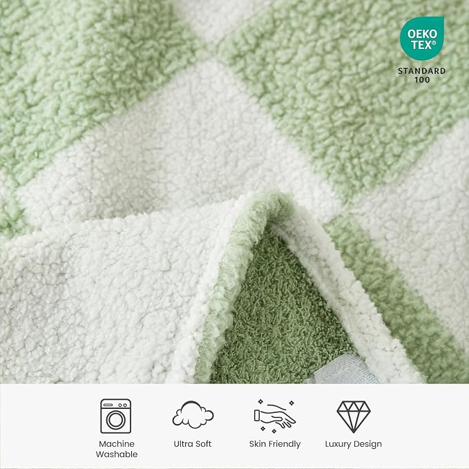 The Chair Blanket for Office,3-in-1(Chair Blanket/Seat Cushion/Pillow) Stay-in-Place Office Blankets for Women Work,Warm Smooth Velvet & Shed-Free,Size M-Green - Image 6