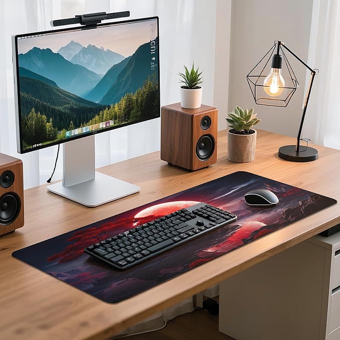 Gaming Mouse Pad - (31.5"×11.8") Japanese Anime Large Mouse Pads for Desk - Desk Mat for Keyboard and Mouse with Non-Slip Base, Desks Pad Matfor Game/Office & Home - Image 7