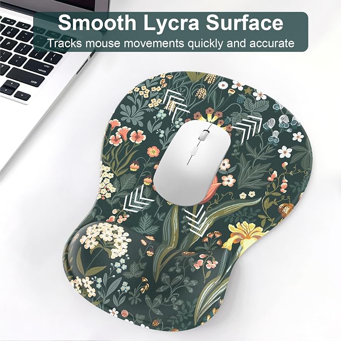 Ergonomic Mouse Pad with Wrist Rest and Keyboard Wrist Rest, Gel Mousepad - Image 3