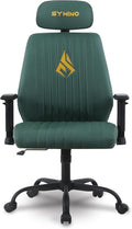 Symino Office Chair Ergonomic with 109° Rocking Function, Premium PU Leather, Integrated Lumbar Support, Adjustable Headrest & Armrests, Swivel Desk Chair by Unknown
