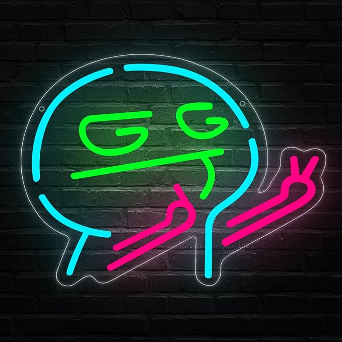 Gaming Neon Sign,Gamer Neon Signs for Game Room Decor,Good Game Neon Sign for Gaming Wall Decor,Game Victory Led Lights,GG Stickman Neon Signs for Teen Boys Room Decor Gifts,Gamer Gifts by Unknown