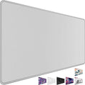 Large Mouse Pad Desk Mat Large Office Desk Pad Gaming Mouse Pad, Gray | Stitched Edges 35.4" x 15.7" Mousepad Non-Slip Waterproof Rubber Base PC Laptop Home Office Accessories by CustomerFirstServiceFirst