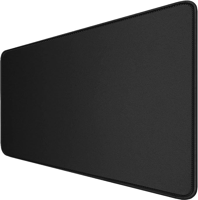 Gaming Mouse Pad, (35.4X15.7In) Large Desk Mouse Pad with Stitched Edges | Mouse Pad, Non-Slip Natural Rubber Base,Waterproof Computer Keyboard Pad Mat for Esports Pros/Gamer/Desktop/Office/Home by Hsmienk