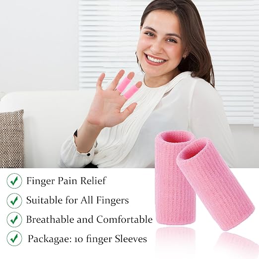 Finger Compression Sleeves, 10 Pcs - Image 2