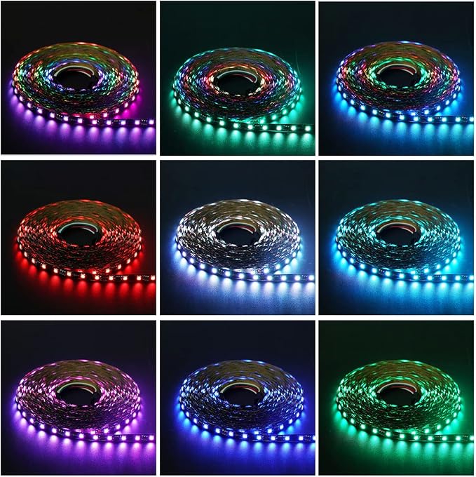 BTF-LIGHTING WS2811 Addressable RGB LED Strip DC24V 49FT 900LED 150Pixel - Image 4