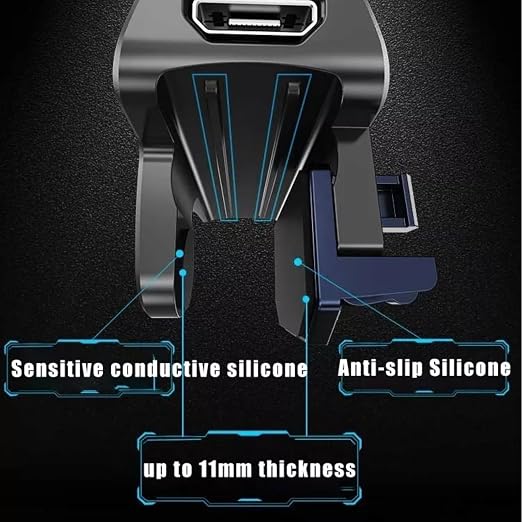 Yoidesu Mobile Game Controller with Cooling Fan, Mobile Game Joystick Gamepad, RGB Light, 3 Speed Wind, Long Battery Life, Foldable Portable Gaming Radiator for Phone - Image 7