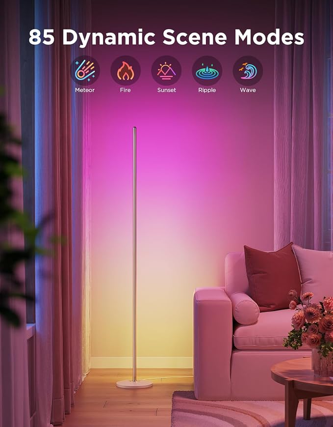 Govee RGBIC Floor Lamp Basic, 1000lm LED Corner Lamp - Image 3