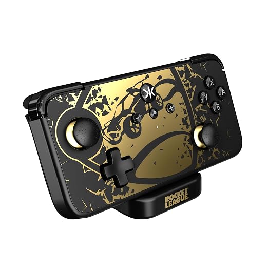 CRKD NEO S - Wireless Collectible Controller for Nintendo Switch OLED, Mobile, PC, Smart TV, Steam Deck OLED, Legion Go, Rog Ally Gaming (Rocket League Gold Edition with Charging Dock) - Image 5