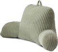 A Nice Night Green 18.5" Bed Wedge Reading Pillows with Arms for Sitting by ANICENIGHT