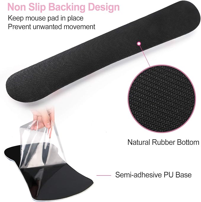 ToLuLu Keyboard Wrist Rest Pad Ergonomic Mouse Pad Set, Cute Mousepad - Image 6