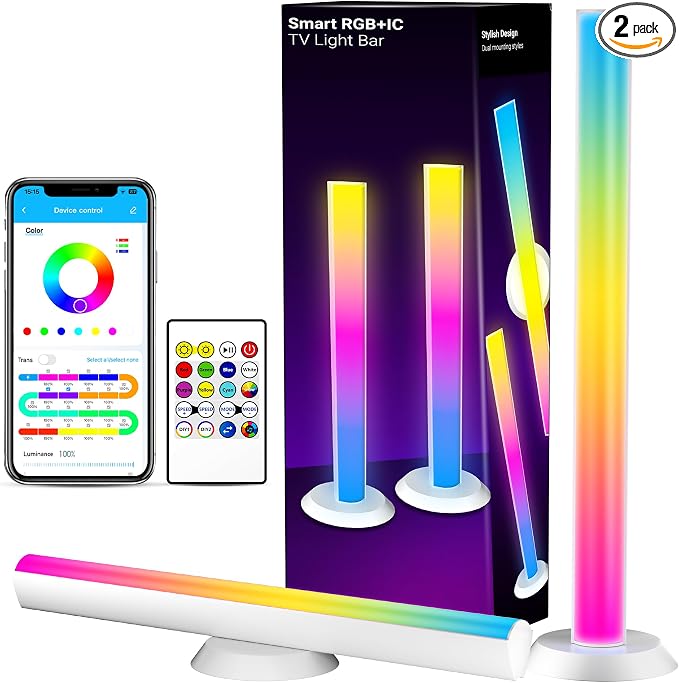 TJOY Smart Light Bar, RGB Desk Lights for Gaming, TV Backlight, Music Sync by TJOY