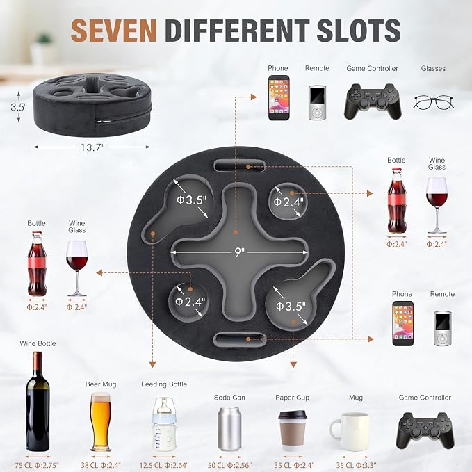 INNO STAGE Couch Cup Holder Pillow - Image 4