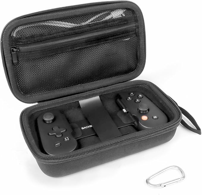 Carry case Compatible with BACKBONE One//2nd Gen Mobile Gaming Controlle,Keychain and Net Pocket,Box Only (Black)… by SnawikiBag