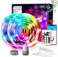 VOLIVO LED Strip Lights WiFi 100 FT, Compatible with Alexa and Google Assistant, 2 Rolls of 50ft RGB Led Light Strip, Music Sync Color Changing Lighting for Bedroom, Home, Kitchen, Party Decors by VOLIVO