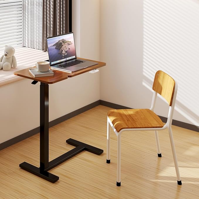 DUMOS Standing Desk with Wheels, Rolling Desk, Laptop Table - Image 8