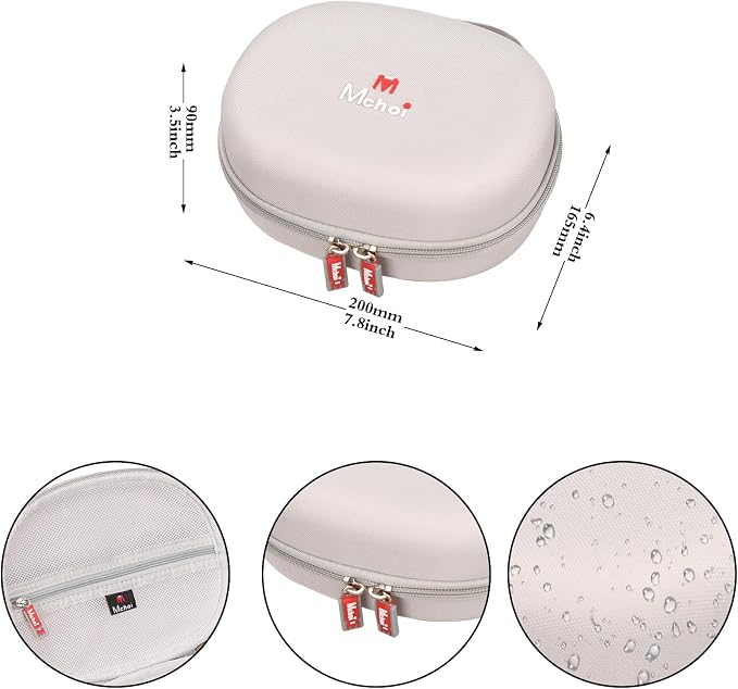 Mchoi Hard Travel Storage Case for Tune 510BT / 520BT / 660NC / 670NC / 570BT / 525BT / 500BT / 500 / Live 460NC / 670NC / T450BT, Case Only (Grey) - Image 8