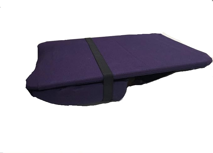 Original BackJack-Made in THE USA- Folding Purple Cotton Fabric Lightweight Floor Seating Chair for Gaming, Families, Parents, Daycare, Back Support, Reading, Yoga, Meditation, Dorm - Image 6