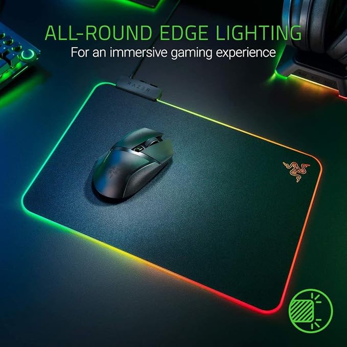 Razer Firefly Hard V2 RGB Gaming Mousepad, Customizable Chroma Lighting - Image 6