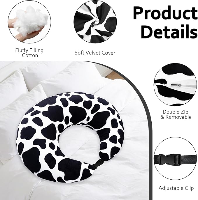Crafting Pillow for Crocheting, Crochet Pillow for Lap Support, 12 Fun Print Styles, Ergonomic Arm Support, For Bed, Floor, Chair Comfort, Pain Relief and Fatigue for Gaming and Woking (Spots) - Image 7
