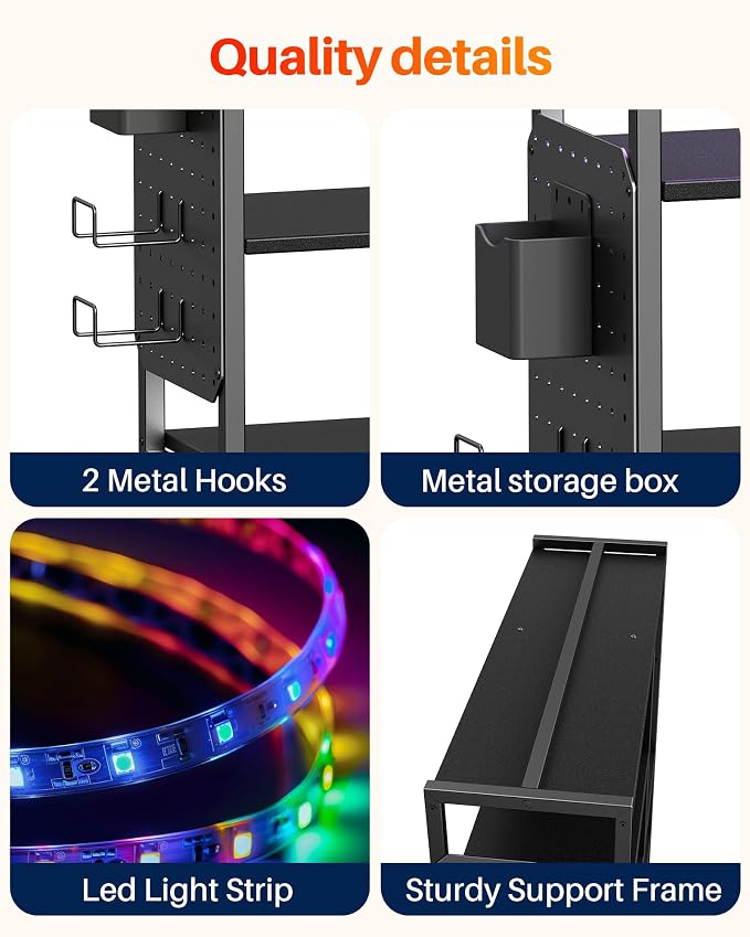 Floating Shelves with LED Light, 31.5" Wall Mounted Display Shelf - Image 9
