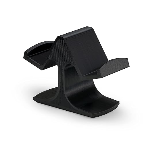 Dual Game Controller Desktop Holder Stand - Universal Design for Xbox ONE, PS5, PS4, PC, Steelseries, Steam & More, Reduce Clutter UGDS-03 (Black) - Image 9