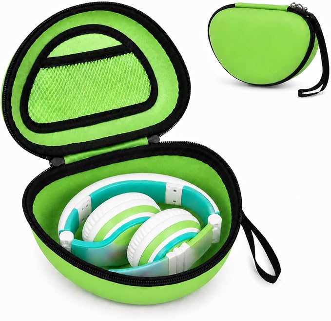 ANKHOH Kids Headphone Case for eKids, for Beats Solo4 Headphones, Green by Ankhohstoragehardcase
